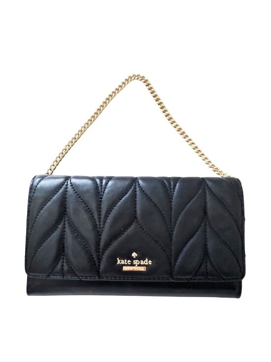 kate spade Handbags - Kate Spade Women's Clutch Bag Purse Milou Briar Lane Quilted Black Leather Small